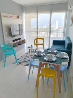 Acogedor Apto en piso 22 vista al mar